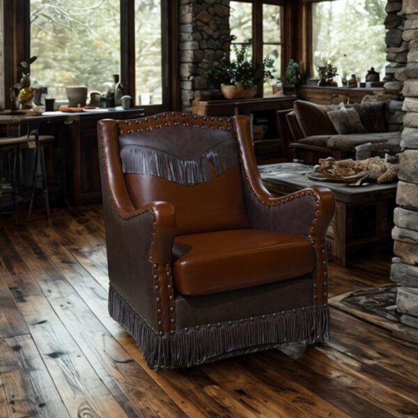 The Dusty Spur Swivel Lounge Chair