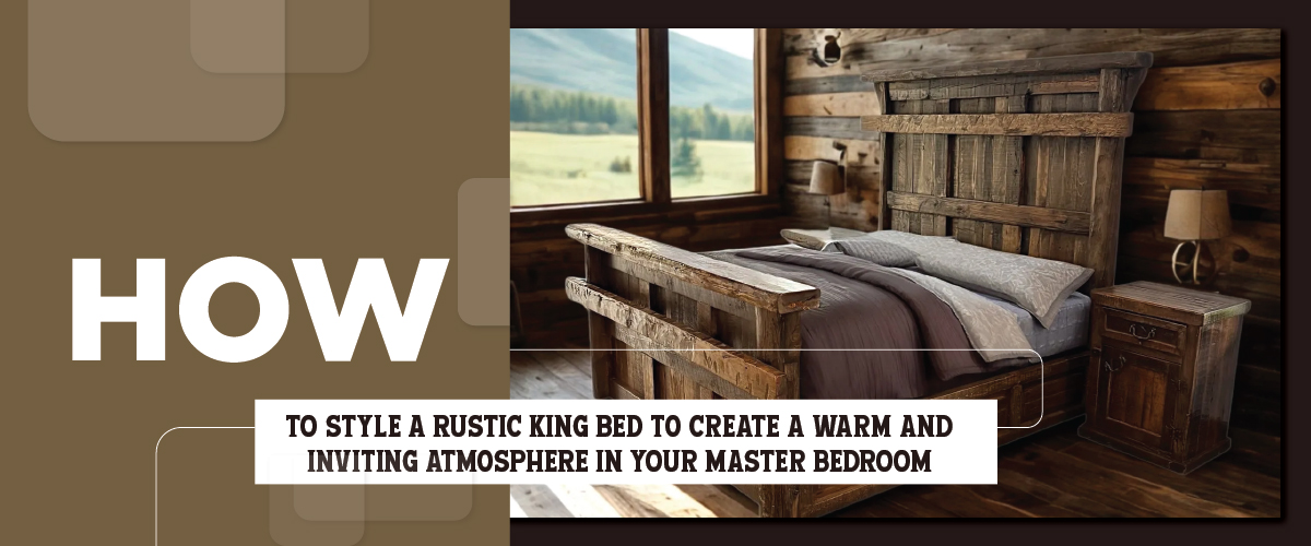 Style Your Rustic King Bed