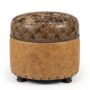 The Amarillo Sunset Ottoman - Studio hero